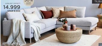 Møbelringen Jasper modulsofa tilbud