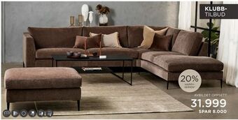 Møbelringen Happy modulsofa tilbud