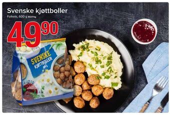Spar Svenske kjøttboller tilbud