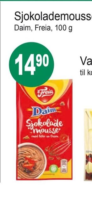 Joker Sjokolademousse tilbud