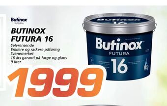Coop Byggmix Butinox futura 16 tilbud