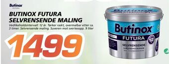 Coop Byggmix Butinox futura selvrensende maling tilbud