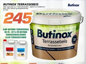 Coop Byggmix Butinox terrassebeis tilbud