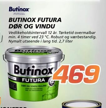 Coop Byggmix Butinox futura dør og vindu tilbud