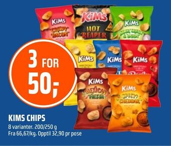 Coop Obs Kims chips tilbud