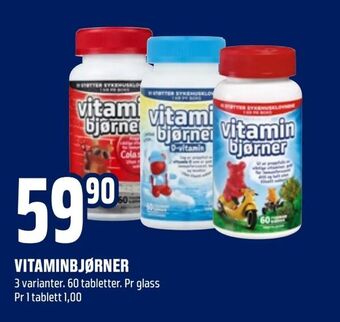Coop Obs Vitaminbjørner tilbud