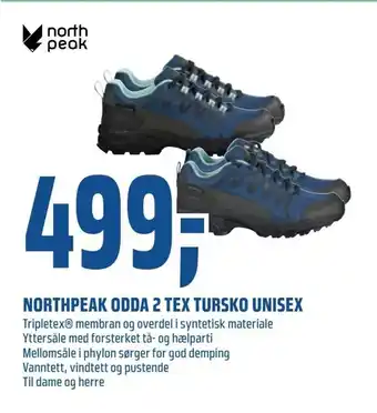Coop Obs Northpeak odda 2 tex tursko unisex tilbud