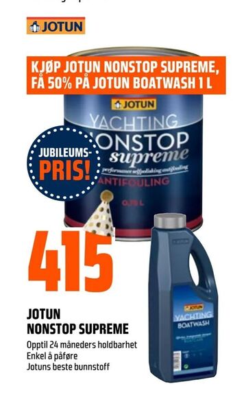 Obs Bygg Jotun nonstop supreme tilbud
