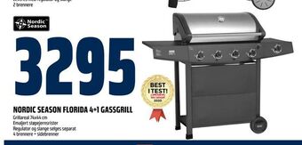 Obs Bygg Nordic season florida 4+1 gassgrill tilbud