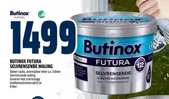 Obs Bygg Butinox futura selvrensende maling tilbud