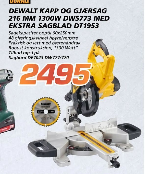Dewalt Kapp Og Gjaersag Tilbud () Dewalt Kapp Og Gjaersag Tilbud