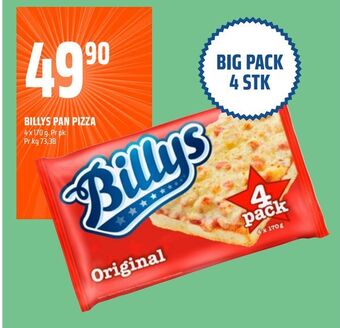 Coop Obs Billys pan pizza tilbud
