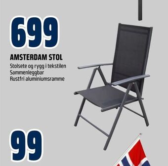 Obs Bygg Amsterdam stol tilbud