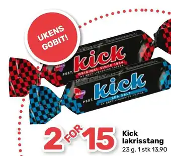 Kick lakrisstang