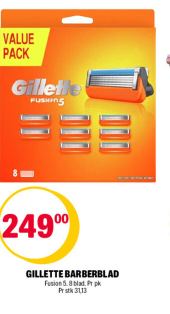Coop Extra Gillette Barberblad tilbud