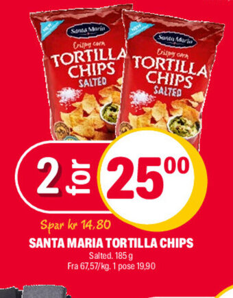 Coop Extra Santa Maria Tortilla Chips tilbud