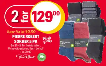 Coop Extra Pierre Robert Sokker 5Pk tilbud