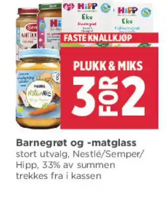 Meny Stort Utvalg Nestlé/Semper tilbud