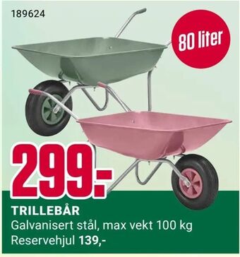 Europris Trillebår tilbud