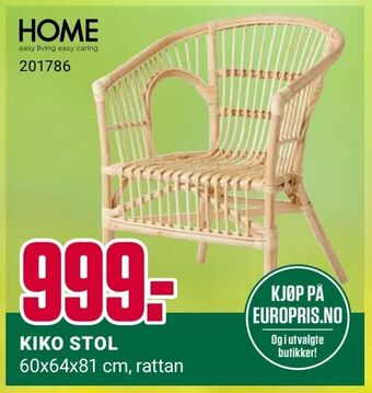 Europris Kiko stol tilbud