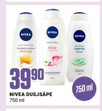Europris Nivea dusjsåpe tilbud