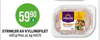 Kiwi Strimler av kyllingfilet tilbud
