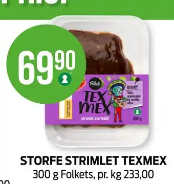 Kiwi Storfe strimlet texmex tilbud