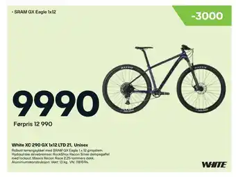 XXL Sport White XC 290 GX TD 21, Unisex tilbud