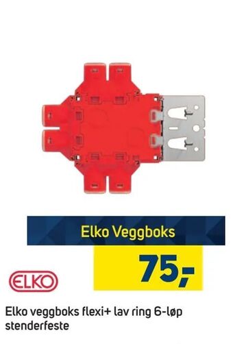 Megaflis Elko Veggboks tilbud