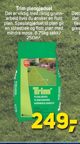 Megaflis Trim plengjødsel tilbud