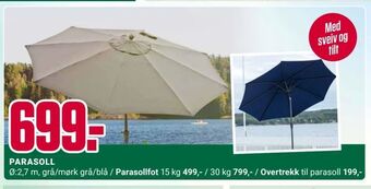 Europris Parasoll tilbud