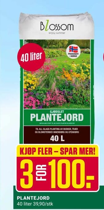 Europris Plantejord tilbud