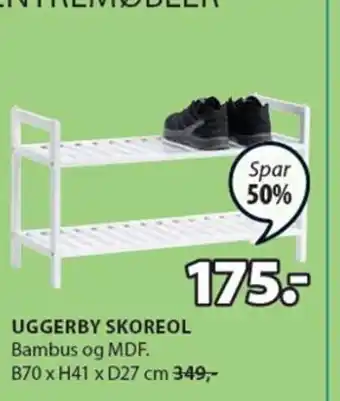JYSK Uggerby Skoreol tilbud