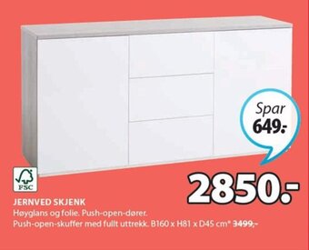 JYSK Jernved Skjenk tilbud