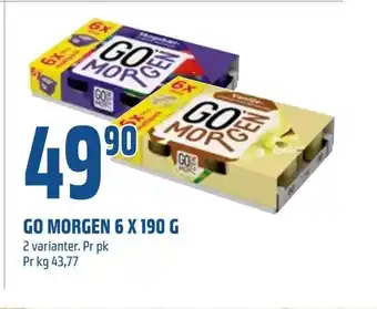 Coop Obs Go morgen 6 x 190 g tilbud