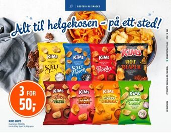 Coop Obs Kims chips tilbud