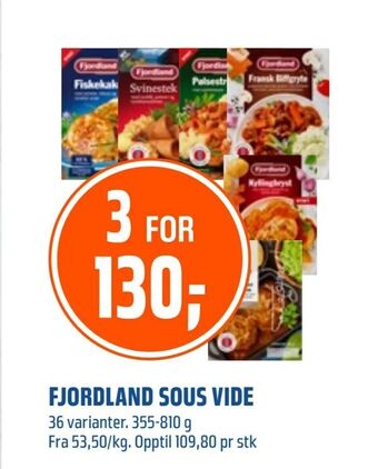 Coop Obs Fjordland sous vide tilbud