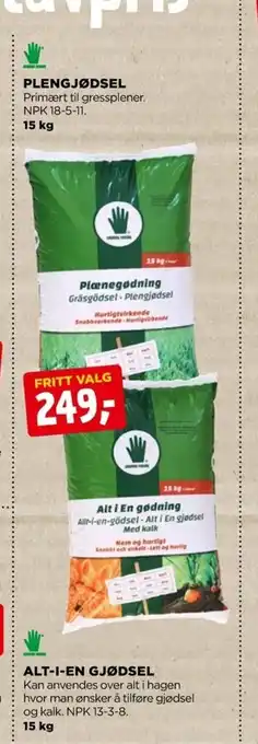 jem & fix Plengjodsel / Alt-i-En Gjodsel tilbud