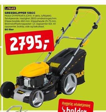 jem & fix Gressklipper 135CC tilbud