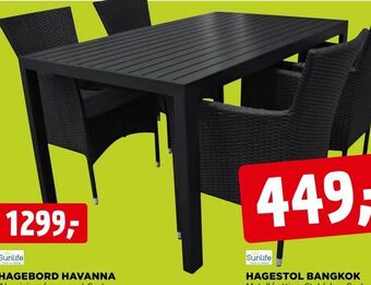 jem & fix Hagebord havanna tilbud