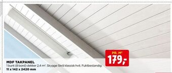 jem & fix Mdf takpanel tilbud