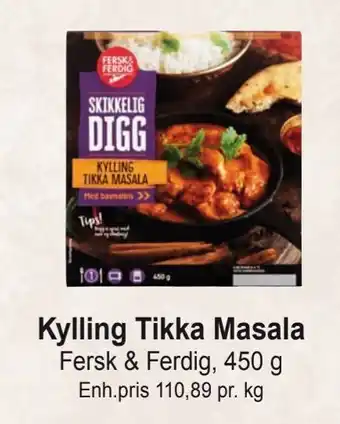 Joker Kylling Tikka Masala tilbud