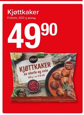 Spar Kjøttkaker tilbud