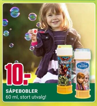 Europris Såpebobler tilbud