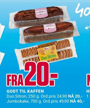 Europris Godt til kaffen tilbud