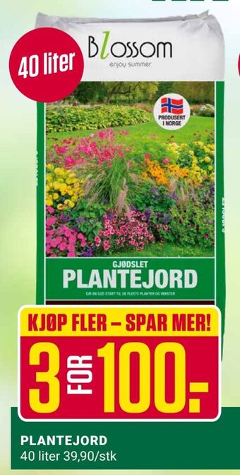 Europris Plantejord tilbud