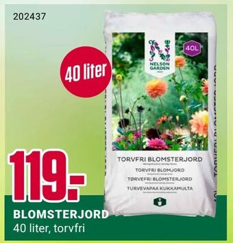 Europris Blomsterjord tilbud