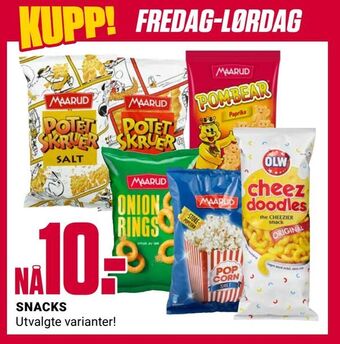 Europris Snacks tilbud
