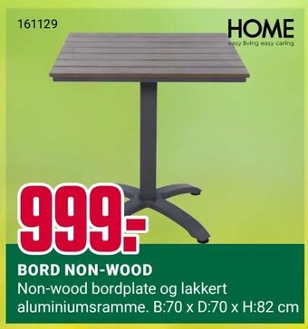 Europris Bord non-wood tilbud