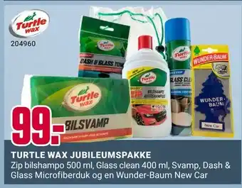 Europris Turtle wax jubileumspakke tilbud